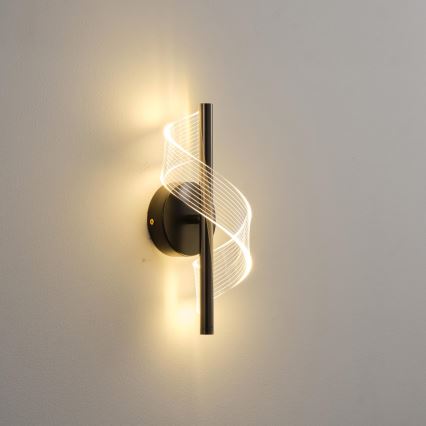 LED Nástěnné svítidlo LED/8W/230V 3000K černá