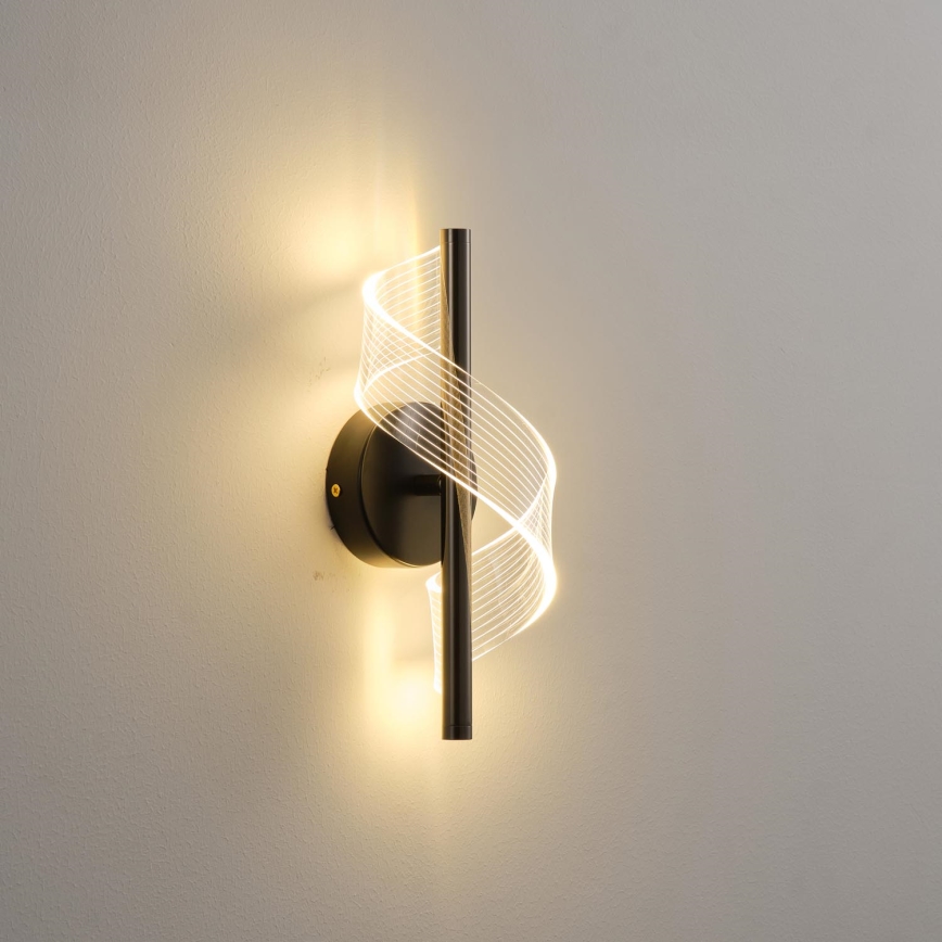 LED Nástěnné svítidlo LED/8W/230V 3000K černá