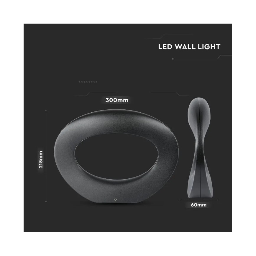 LED Nástěnné svítidlo LED/9W/230V