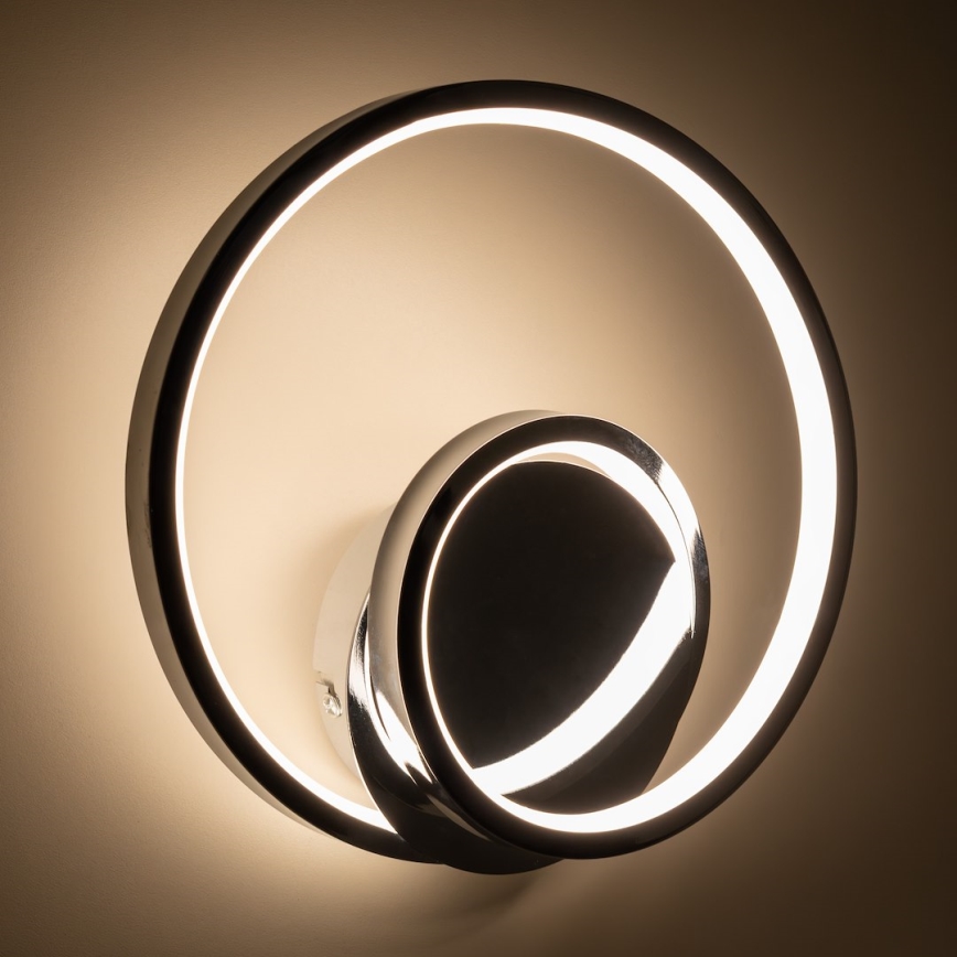 LED Nástěnné svítidlo LUCERO LED/13W/230V lesklý chrom
