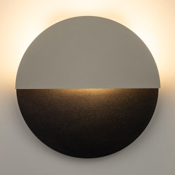 LED Nástěnné svítidlo LUNA LED/7W/230V pr. 26 cm černá/béžová