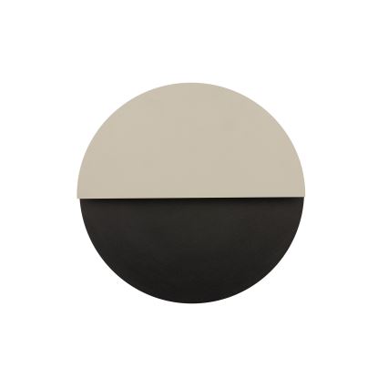LED Nástěnné svítidlo LUNA LED/7W/230V pr. 36 cm černá/béžová