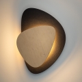 LED Nástěnné svítidlo PEDRA LED/7W/230V černá/béžová