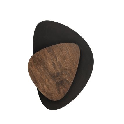LED Nástěnné svítidlo PEDRA LED/7W/230V černá/hnědá