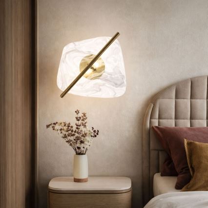 LED Nástěnné svítidlo RELAX LED/5W/230V zlatá/bílá