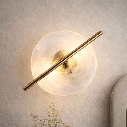 LED Nástěnné svítidlo RELAX LED/5W/230V zlatá/bílá