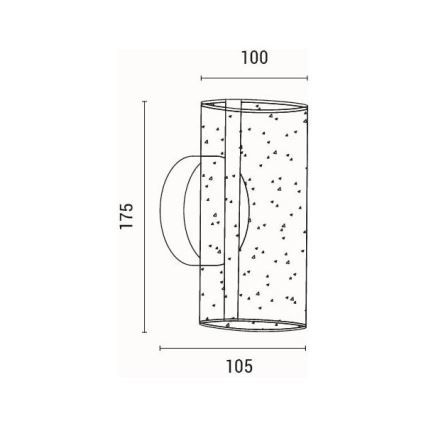 LED Nástěnné svítidlo SILK LED/8W/230V 3000K