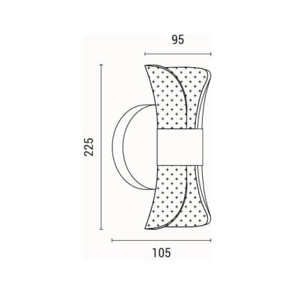 LED Nástěnné svítidlo SILK LED/8W/230V 3000K