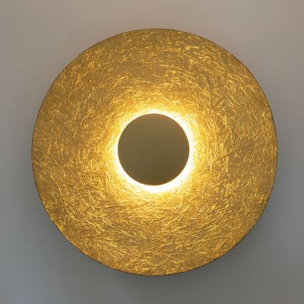 LED Nástěnné svítidlo SOLE LED/16W/230V pr. 65 cm zlatá
