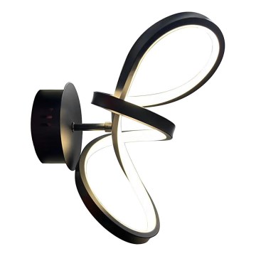LED Nástěnné svítidlo TESORO LED/15W/230V černá