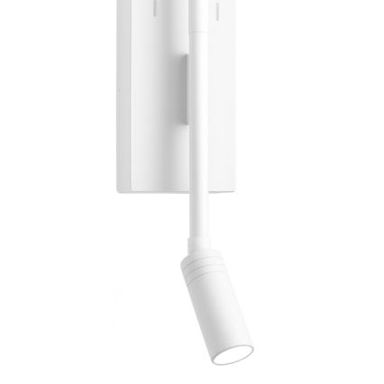 LED Nástěnné svítidlo TORCH LED/6W/230V + LED/3W bílá