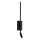 LED Nástěnné svítidlo TORCH LED/6W/230V + LED/3W černá