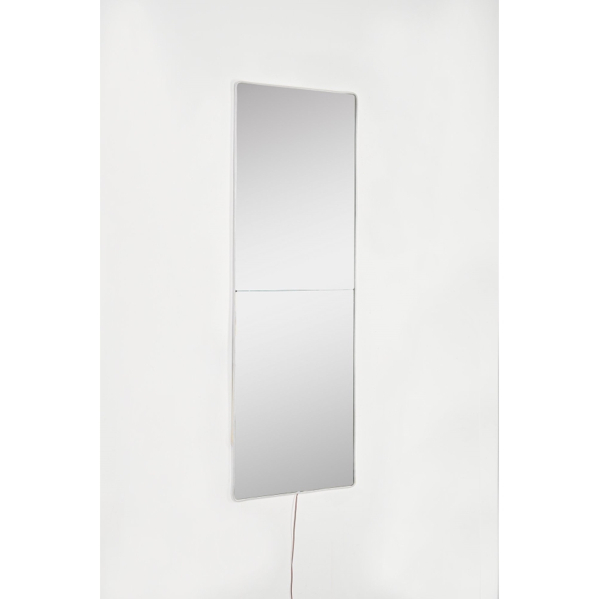 LED Nástěnné zrcadlo s podsvícením RECTANGULAR 80x20 cm bílá