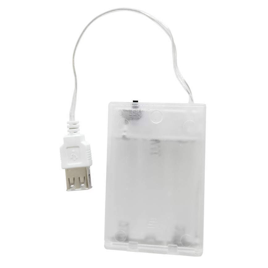 LED Neonová nástěnná dekorace GAME LED/3W/3xAA USB modrá