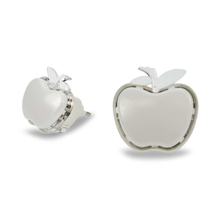LED Noční světlo do zásuvky APPLE LED/0,4W/230V