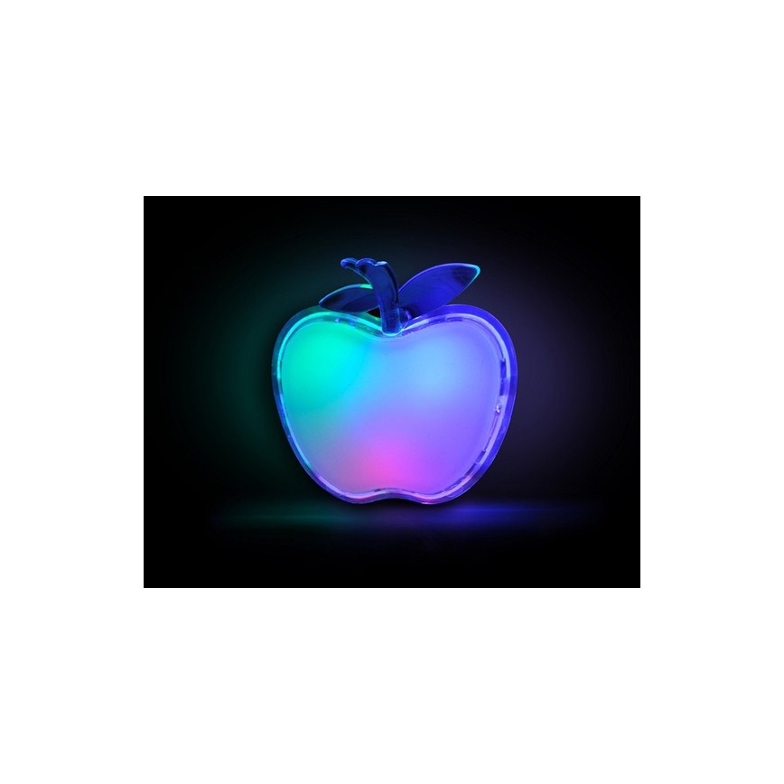 LED Noční světlo do zásuvky APPLE LED/0,4W/230V
