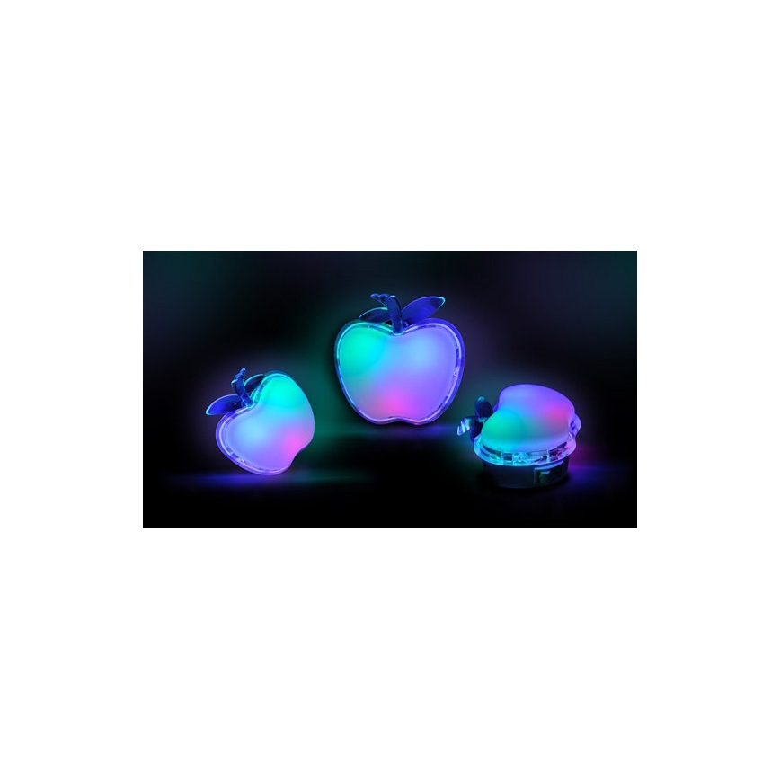LED Noční světlo do zásuvky APPLE LED/0,4W/230V
