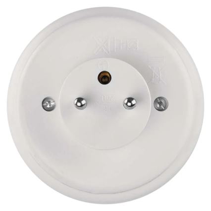 LED Noční světlo se senzorem a zásuvkou LED/0,3W/230V