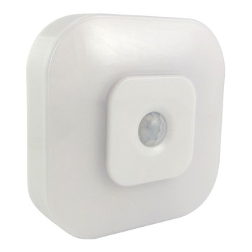 LED Noční světlo se senzorem LED/0,5W/3xAAA bílá LED Noční světlo se senzorem LED/0,5W/3xAAA bílá