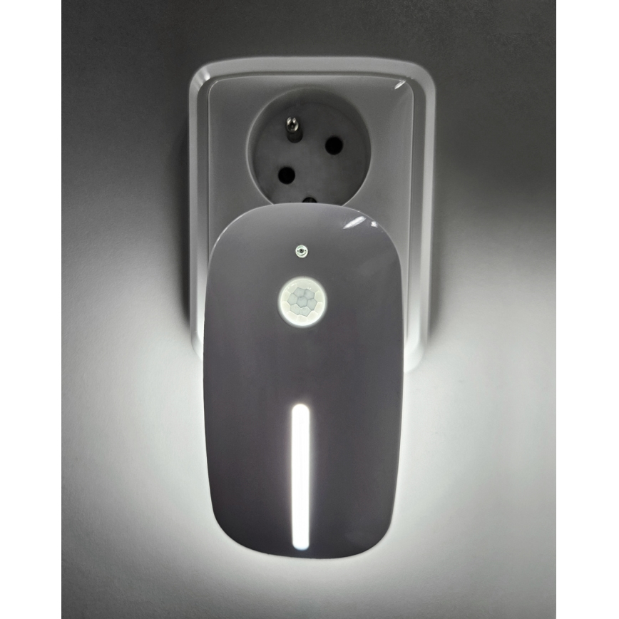 LED Noční světlo se senzorem LED/1W/230V bílá