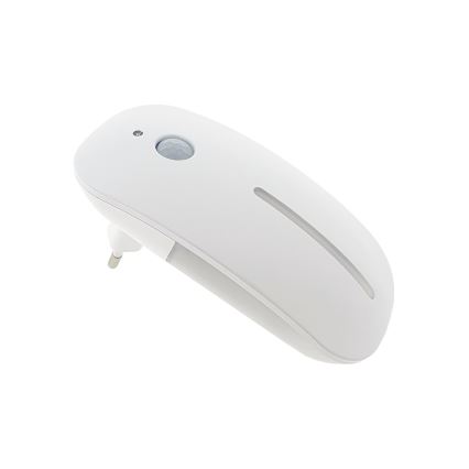 LED Noční světlo se senzorem LED/1W/230V bílá
