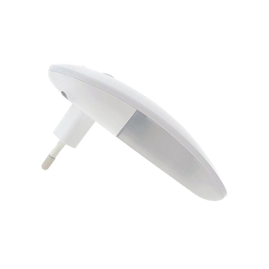 LED Noční světlo se senzorem LED/1W/230V bílá