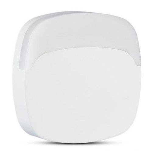 LED Noční světlo se senzorem SAMSUNG CHIP LED/0,5W/230V 65mm 3000K hranatý