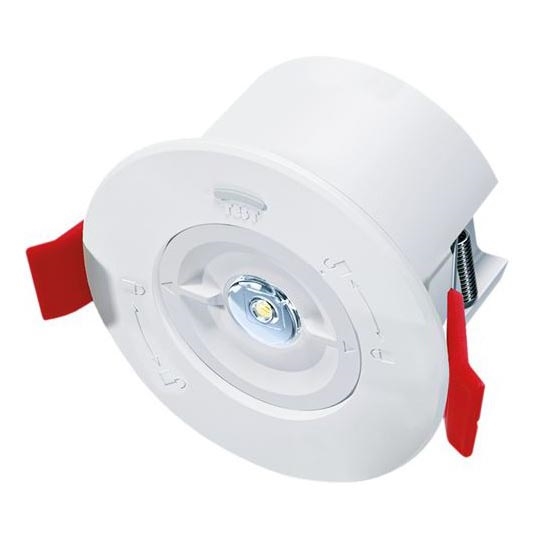 LED Nouzové podhledové svítidlo LED/1,5W/230V 1800 mAh