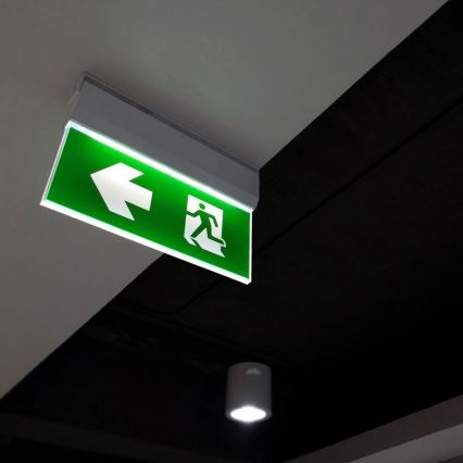 LED Nouzové svítidlo EMERGENCY EXIT LED/2,5W/230V 4v1 6000K