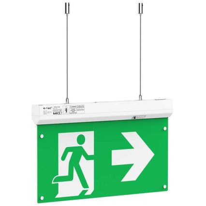 LED Nouzové svítidlo EMERGENCY EXIT LED/2,5W/230V 4v1 6000K