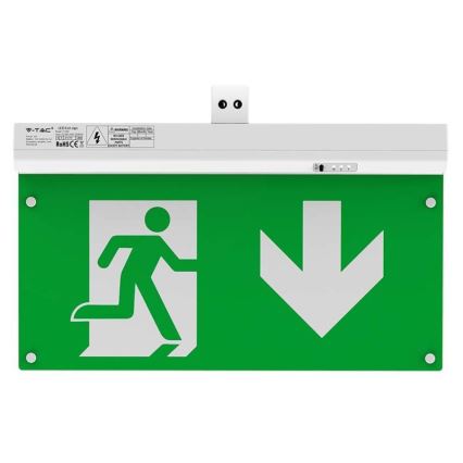 LED Nouzové svítidlo EMERGENCY EXIT LED/2,5W/230V 4v1 6000K