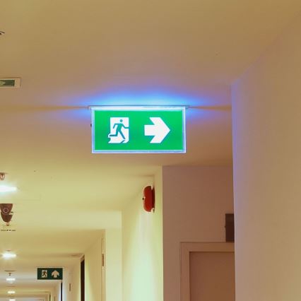 LED Nouzové svítidlo EMERGENCY EXIT SAMSUNG CHIP LED/2W/230V 6000K