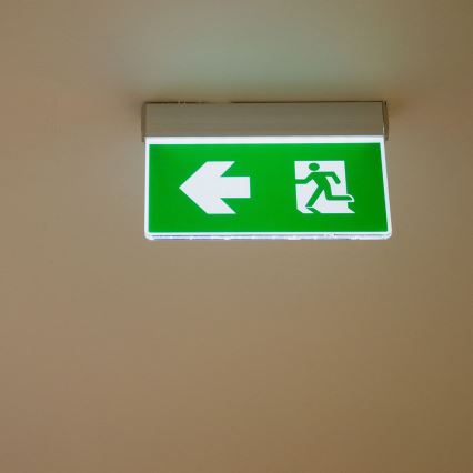 LED Nouzové svítidlo EMERGENCY EXIT SAMSUNG CHIP LED/2W/230V 6000K