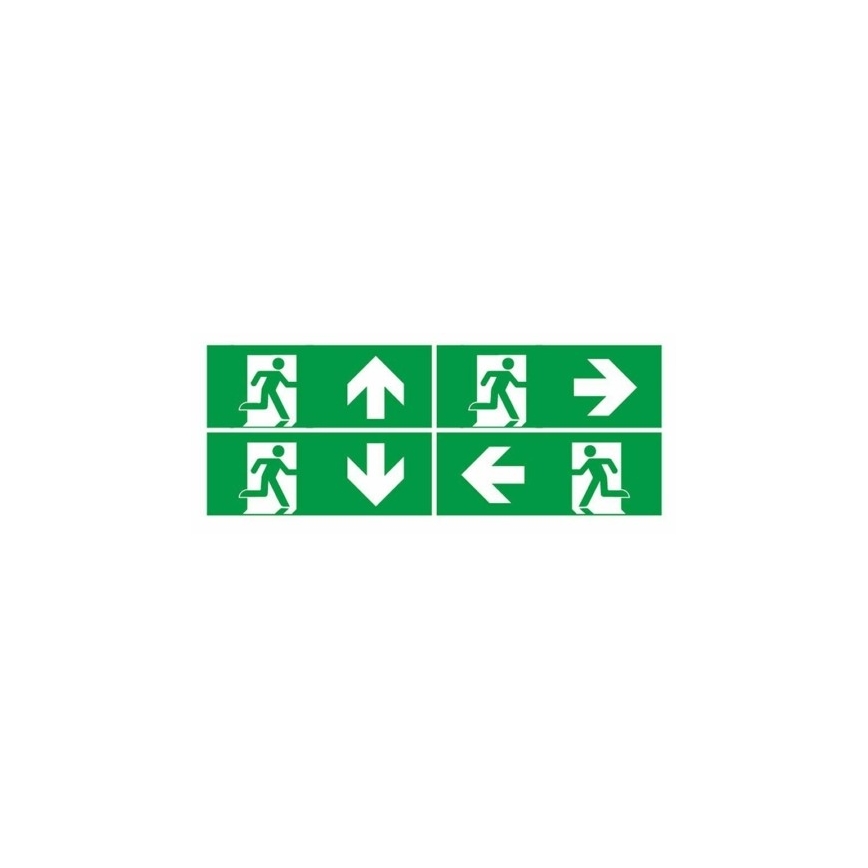 LED Nouzové svítidlo EMERGENCY EXIT LED/3W/230V 6400K IP65