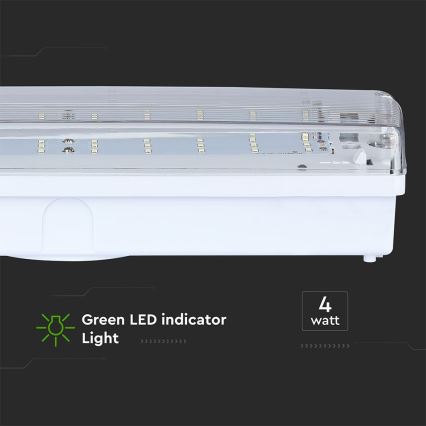 LED Nouzové svítidlo EMERGENCY EXIT SAMSUNG CHIP LED/4W/230V 6000K IP65