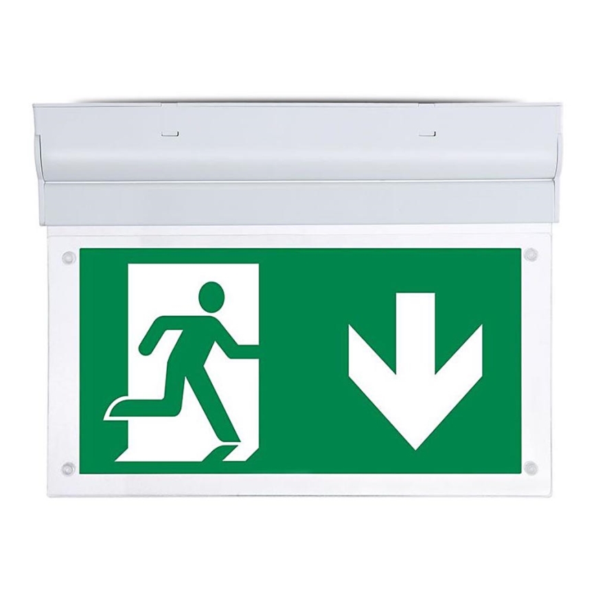 LED Nouzové svítidlo EMERGENCY EXIT SAMSUNG CHIP LED/2W/230V 6000K