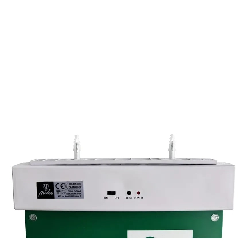 LED Nouzové svítidlo LED/2W/230V 6000K 300 mAh