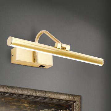 LED Obrazové svítidlo PORTRAIT LED/6W/230V 30 cm zlatá