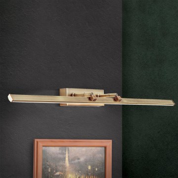LED Obrazové svítidlo PUBLIO LED/15W/230V 75 cm zlatá/patina