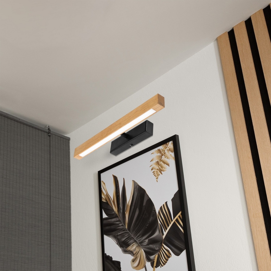 LED Obrazové svítidlo VERDE LED/5,5W/230V 3000K 46 cm dub/černá