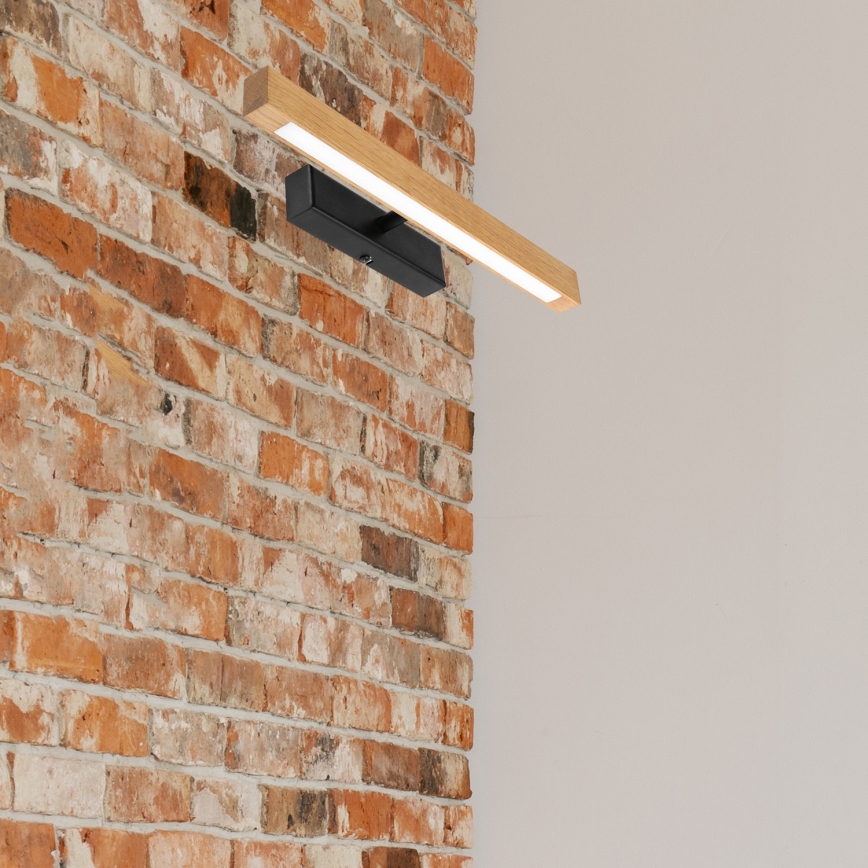 LED Obrazové svítidlo VERDE LED/5,5W/230V 3000K 46 cm dub/černá