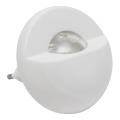 LED Orientační svítidlo do zásuvky se senzorem LED/1W/230V 6000K