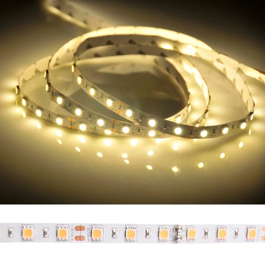 LED pásek koupelnový 5m LED/45W/12V IP65 bílá
