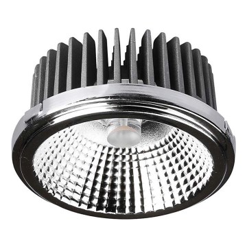LED Podhledové bodové svítidlo LED/20W/230V 4000K 40°/20° pr. 11 cm lesklý chrom