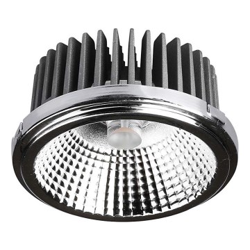 LED Podhledové bodové svítidlo LED/20W/230V 6400K 40°/20° pr. 11 cm lesklý chrom