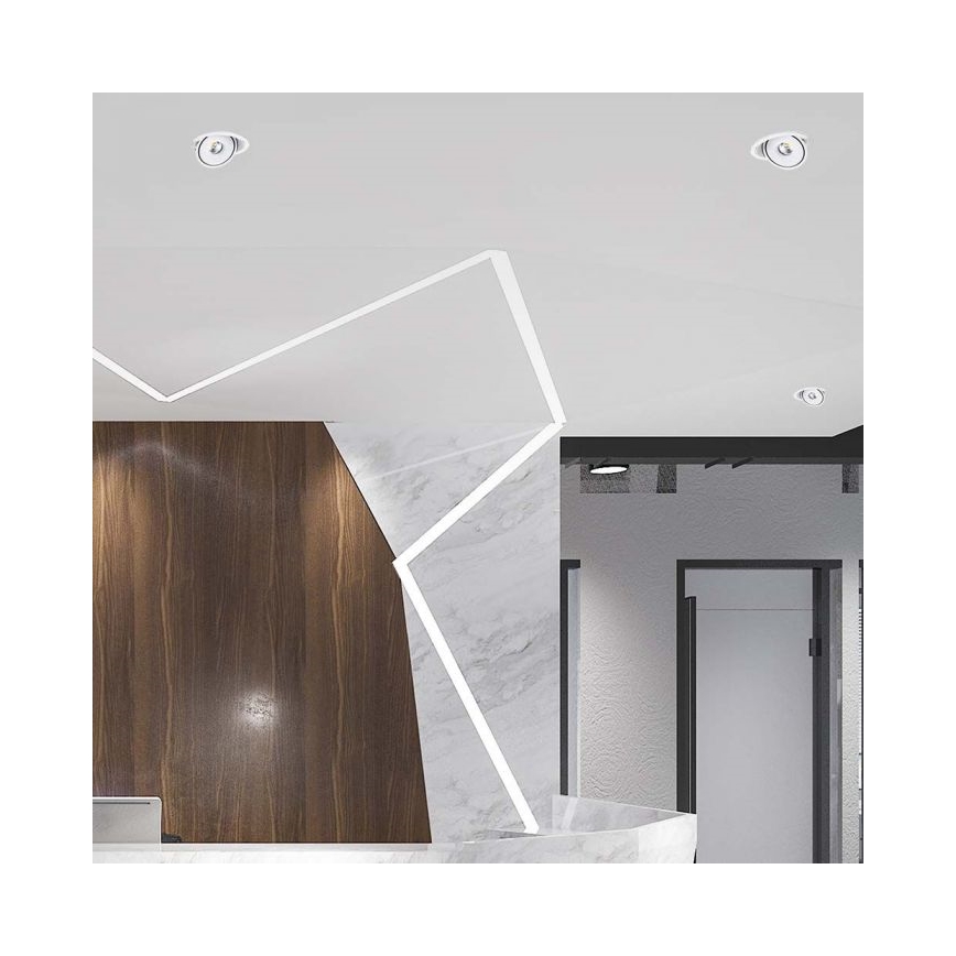 LED Podhledové bodové svítidlo LED/28W/230V 3000/4000/6400K pr. 20 cm bílá