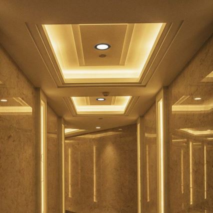 LED Podhledové bodové svítidlo LED/28W/230V 3000/4000/6400K pr. 20 cm černá