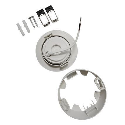 LED Podhledové/přisazené bodové svítidlo 2v1 LED/5W/230V 4200K pr. 9,3 cm bílá