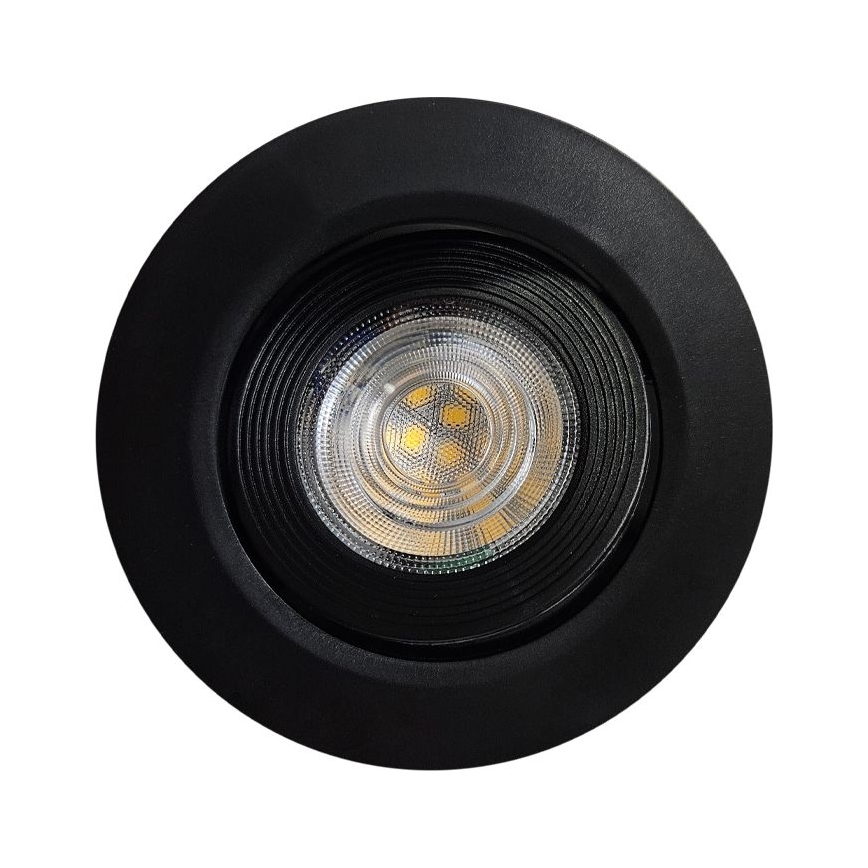 LED Podhledové/přisazené bodové svítidlo 2v1 LED/5W/230V 4200K pr. 9,3 cm černá