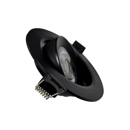 LED Podhledové/přisazené bodové svítidlo 2v1 LED/5W/230V 4200K pr. 9,3 cm černá